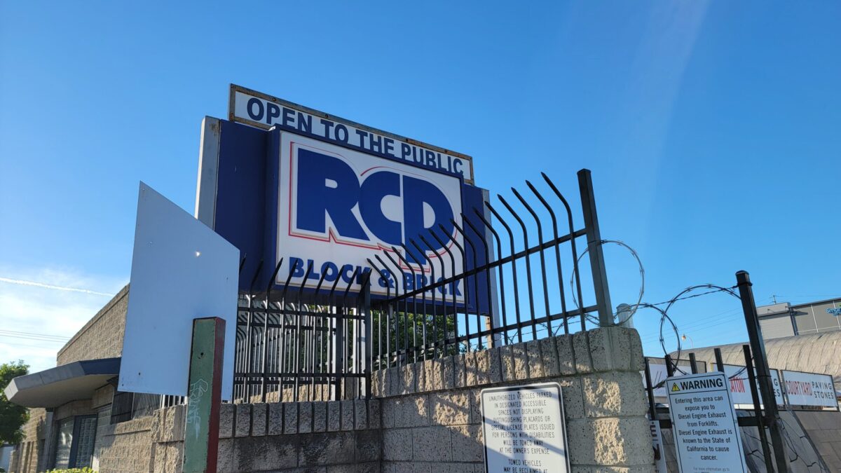 RCP Brick and Block Monument Sign Escondido Ca